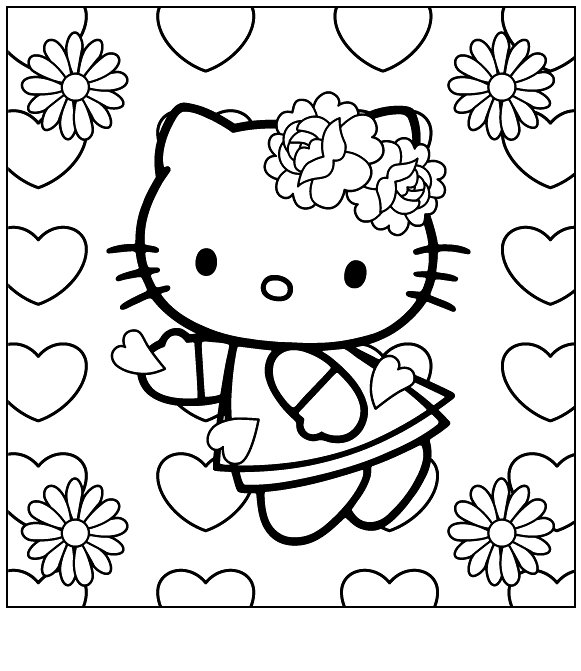 valentine coloring stationary pages - photo #5