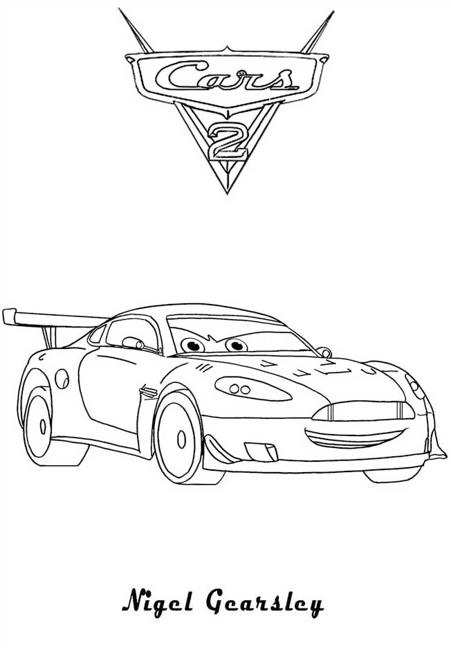 Cars 2 Coloring Pages Wallpapers Rod Torque Redline