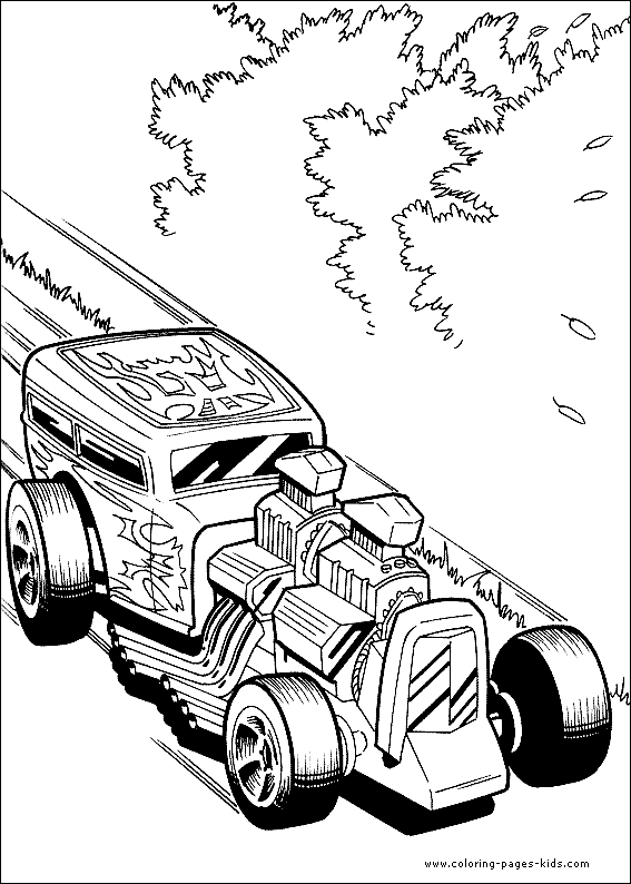 old fashioned fire truck coloring pages - photo #20