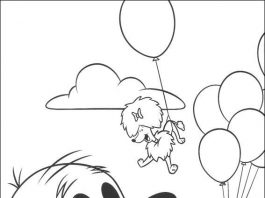 Kolorowanki Clifford