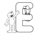 elmo-alphabet-coloring-pages-E-425×550