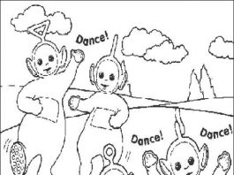 Kolorowanki Teletubisie