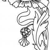 zinnia-flower-coloring-page