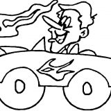 driving-hot-rod-coloring-page