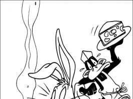 Królik Bugs – kolorowanki