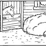 horses-in-the-stable-coloring-page