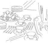 Dinner-table-coloring-page