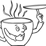 Saucer-and-the-coffee-cup-coloring-page