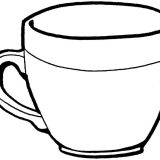 Teacup-coloring-page
