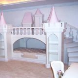 castle bunk beds, kids bedroom design idea3
