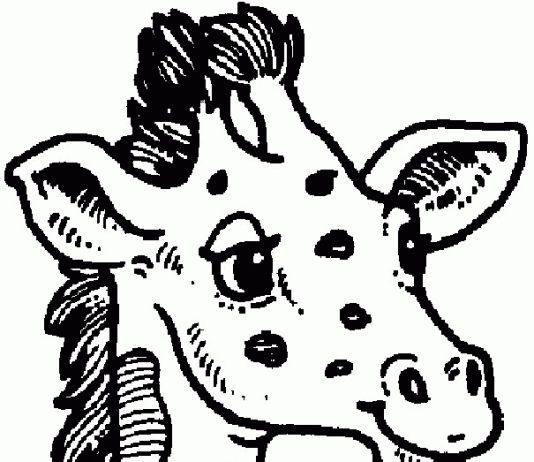 Kolorowanki – Żyrafa