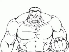 Kolorowanki – The Hulk