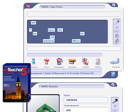 Programy do nauki języka angielskiego – eTeacher 5.0