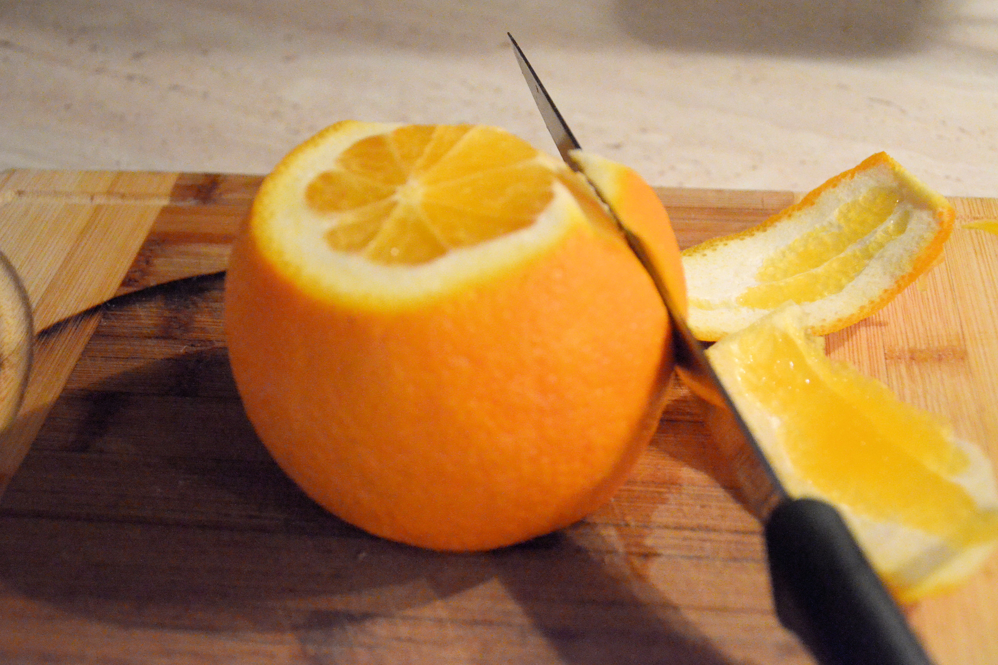 filetujemy pomarańczę